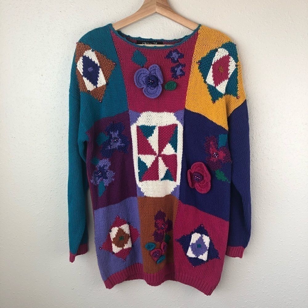 NWT SK Wear Ramie Blend Sweater Size S
